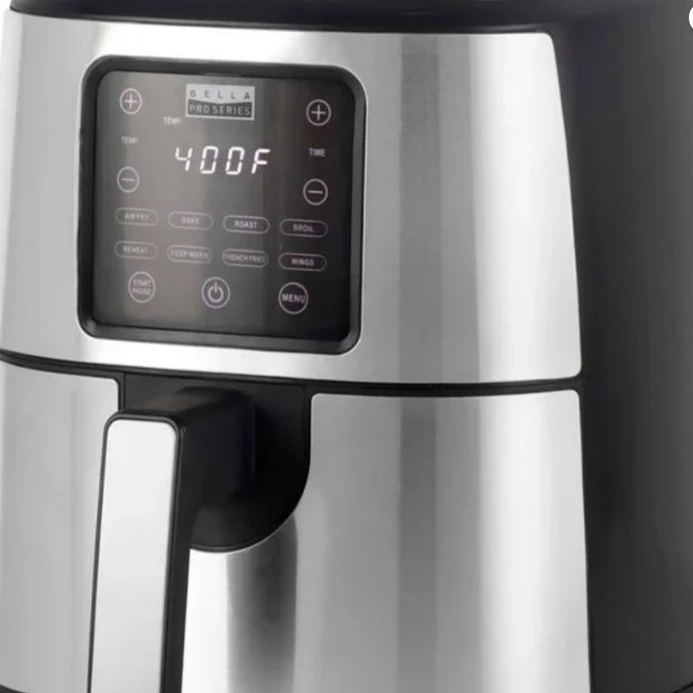 Bella Pro Series - 6-qt. Digital Air Fryer - Black